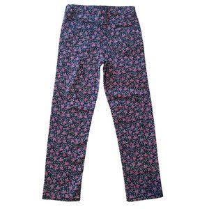 Jeans Flowers with pink  and white flowers kids